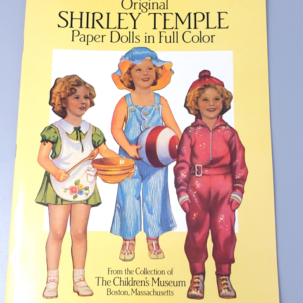 Original Shirley Temple Paper Dolls Book